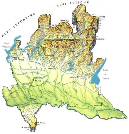 Mappa Lombardia