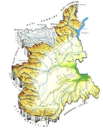 Mappa Piemonte