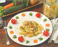 Fusilli giganti all'ortolana